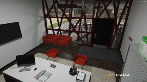 FIVEM Western Motorcycle Dealership | Custom Motorcycle Dealership MLO | Interior & Exterior | Showroom & Office | Lounge Area | Add-On | Optimized | Fivem Ready | High Quality — image 13