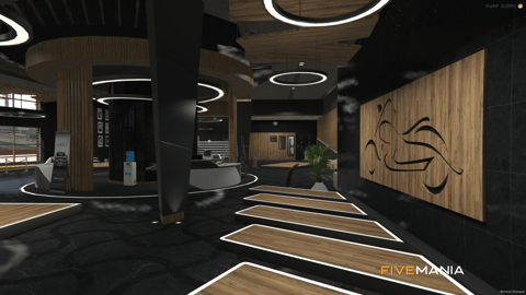 FIVEM Los Santos Motors Dealership | Luxury Car Dealership MLO | Interior & Exterior | Showroom & Offices | Mechanic Garage | Add-On | Optimized | Fivem Ready | High Quality — image 8