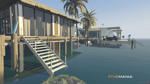 FIVEM Oasis Resort | Luxury Island Resort MLO | Overwater Bungalows | Beach Bar | Interior & Exterior | Add-On | Optimized | Fivem Ready | High Quality — image 4
