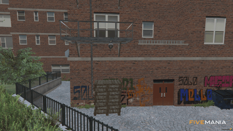 FIVEM New York Hood | Urban Neighborhood Map Edit | Apartment Buildings | Skate Park | Basketball Court | Detailed Environment | Add-On | Optimized | Fivem Ready | High Quality — image 11