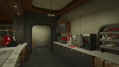 FIVEM Hornys V2 | Lore-Friendly Fast Food Restaurant | Interior & Exterior | Detailed Kitchen | Add-On | Optimized | Fivem Ready | High Quality — image 7