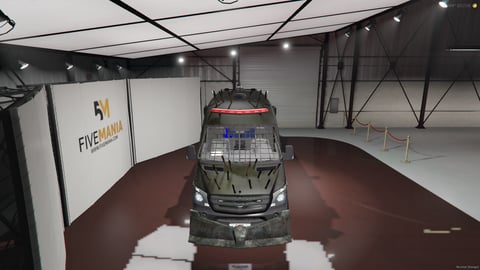 FIVEM Bloodrunner | Armored Combat Van [Unbadged] Add-On | Custom Armor | Spikes | Working Lights | Grille Guard | Optimized | Fivem Ready | High Quality, image 4