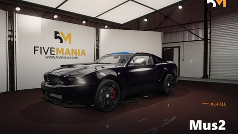 FIVEM Mus2 | Realistic Sports Car [Unbadged] Add-On | Emergency Lighting | Interior & Exterior | Tuning Parts | Optimized | Fivem Ready | High Quality cover