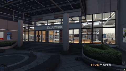 FIVEM Isia Airport | Custom International Airport MLO | Interior & Exterior | Shops & Lounges | Add-On | Optimized | Fivem Ready | High Quality — image 4