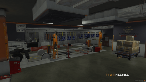FIVEM Truck You Repairs | Massive Truck Repair MLO | Interior & Exterior | Multiple Bays | Office Space | Custom Props | Add-On | Optimized | Fivem Ready | High Quality — image 10