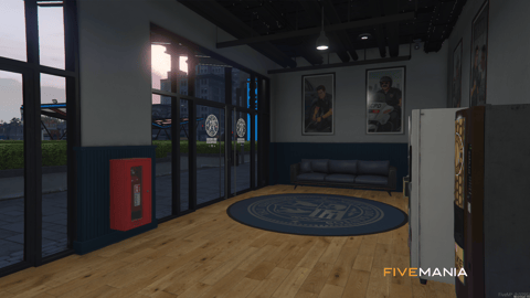 FIVEM Mission Row Pd V4 | Modern Police Station MLO | Interior & Exterior | Multiple Rooms | Control Room | Jail Cells | Add-On | Optimized | Fivem Ready | High Quality — image 10