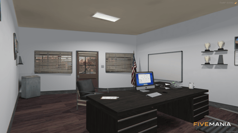 FIVEM Vespuccipolice | Modern Police Department MLO | Interior & Exterior | Jail Cells | Armory | Parking Garage | Add-On | Optimized | Fivem Ready | High Quality — image 7
