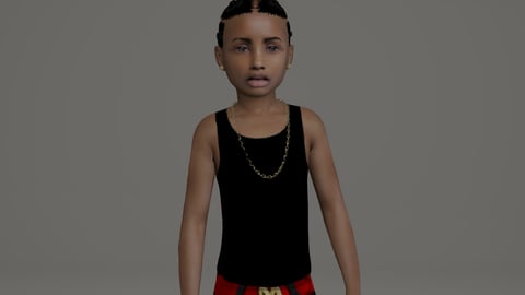 Jamal | Male Teen Ped | Optimized & Fivem Ready [Add-On] — image 5