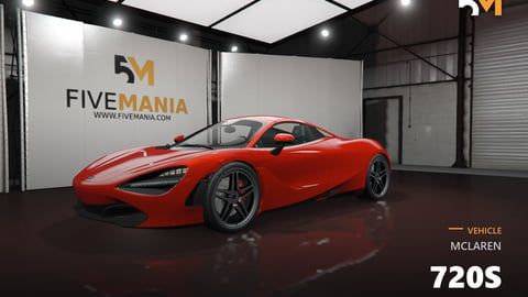 FIVEM McLaren 720S | Realistic Supercar [Unbadged] Add-On | Interior & Exterior | Working Lights | Optimized | Fivem Ready | High Quality cover