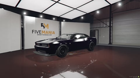 FIVEM Dodge Challenger | Realistic Muscle Car [Unbadged] Add-On | Interior & Exterior | Working Lights | High Performance | Optimized | Fivem Ready | High Quality, image 3