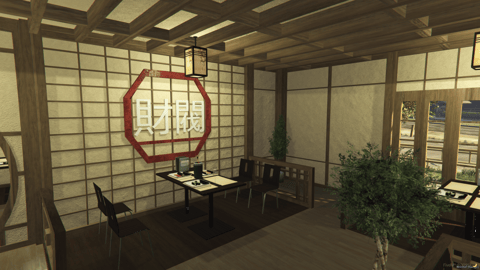 FIVEM Japanese Restaurant | Authentic Dining MLO | Interior & Exterior | Full Kitchen | Bar Area | Office | Add-On | Optimized | Fivem Ready | High Quality — image 24