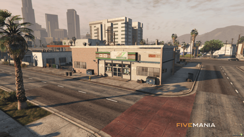 FIVEM Los Santos Block | Comprehensive Map Edit | Residential Homes | Gas Station | Custom Interior | Add-On | Optimized | Fivem Ready | High Quality — image 9