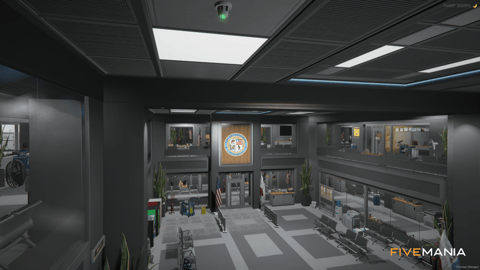 FIVEM La Puerta Lspd | Lore-Friendly Police Station MLO | Interior & Exterior | Shooting Range | Detention Cells | Conference Room | Add-On | Optimized | Fivem Ready | High Quality — image 13