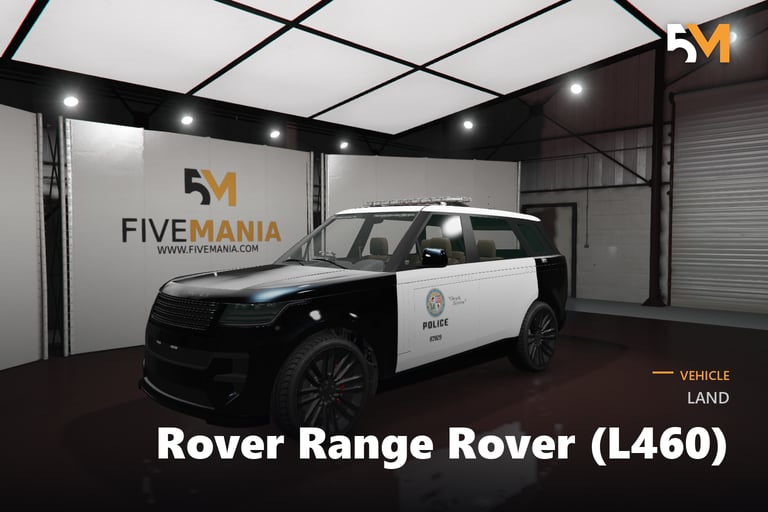 FIVEM Land Rover Range Rover (L460), Lore Friendly Police SUV