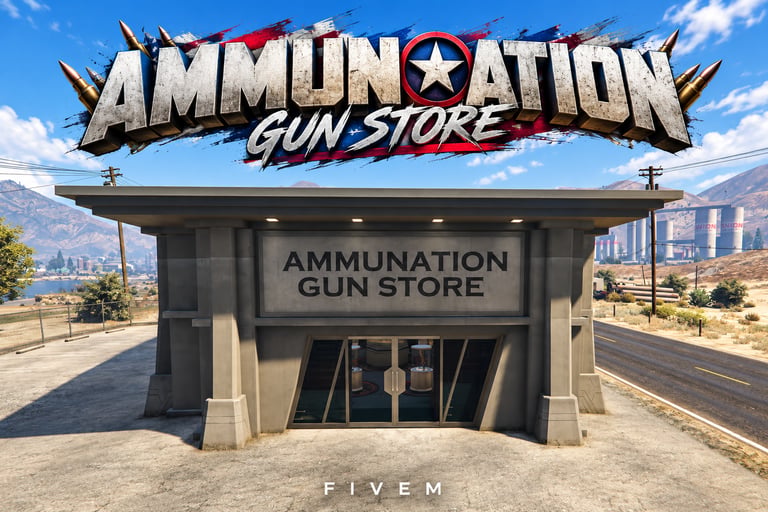 FiveM Ammunation Store, Gun Shop MLO