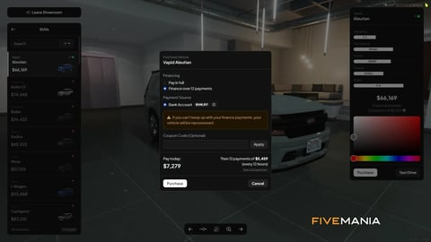 FIVEM Dealership v2 | Vehicle Dealership System | Vehicle Sales & Management | Customizable UI | Delivery Missions | Add-On | Optimized | Fivem Ready | High Quality, image 4