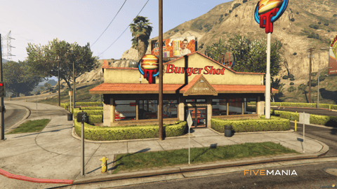 FIVEM Burger Shot Mirror Park | Fast Food Restaurant MLO | Interior & Exterior | Custom Props | Optimized | Add-On | Fivem Ready | High Quality — image 3