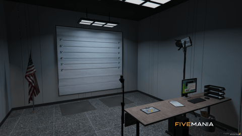 FIVEM Mission Row Police Department V2 | Enhanced Police Station MLO | Interior & Exterior | Modern Design | Detailed Offices | Garage | Add-On | Optimized | Fivem Ready | High Quality — image 44