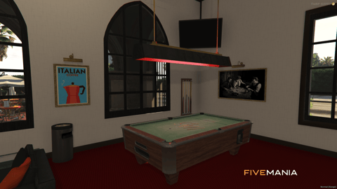 FIVEM The Italian Manor | Luxury Italian Estate MLO | Interior & Exterior | Bar & Office | Detailed Rooms | Add-On | Optimized | Fivem Ready | High Quality — image 14