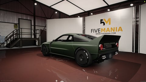 FIVEM Evo3722 | Realistic Sports Car [Unbadged] Add-On | Carbon Fiber Accents | Optimized | Fivem Ready | High Quality — image 8