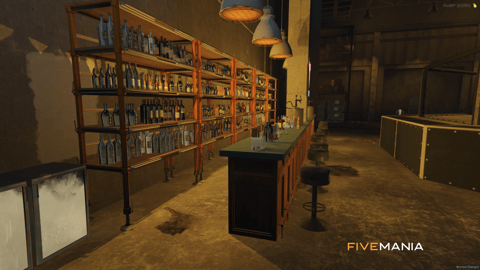 FIVEM Secret Illegal Fight Club | Underground Combat Arena MLO | Interior & Exterior | Bar Area | Fight Cage | Add-On | Optimized | Fivem Ready | High Quality — image 8
