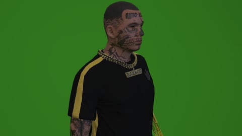 Rocky | Male Ped | Multiple Outfits | Optimized & Fivem Ready [Add-On] — image 3