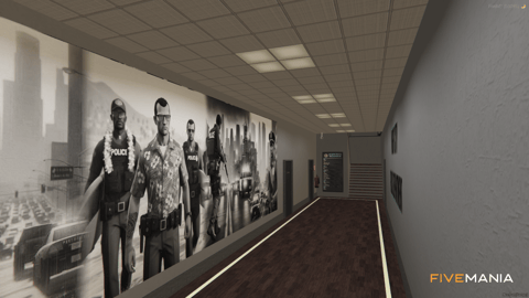 FIVEM Vespuccipolice | Modern Police Department MLO | Interior & Exterior | Jail Cells | Armory | Parking Garage | Add-On | Optimized | Fivem Ready | High Quality — image 8