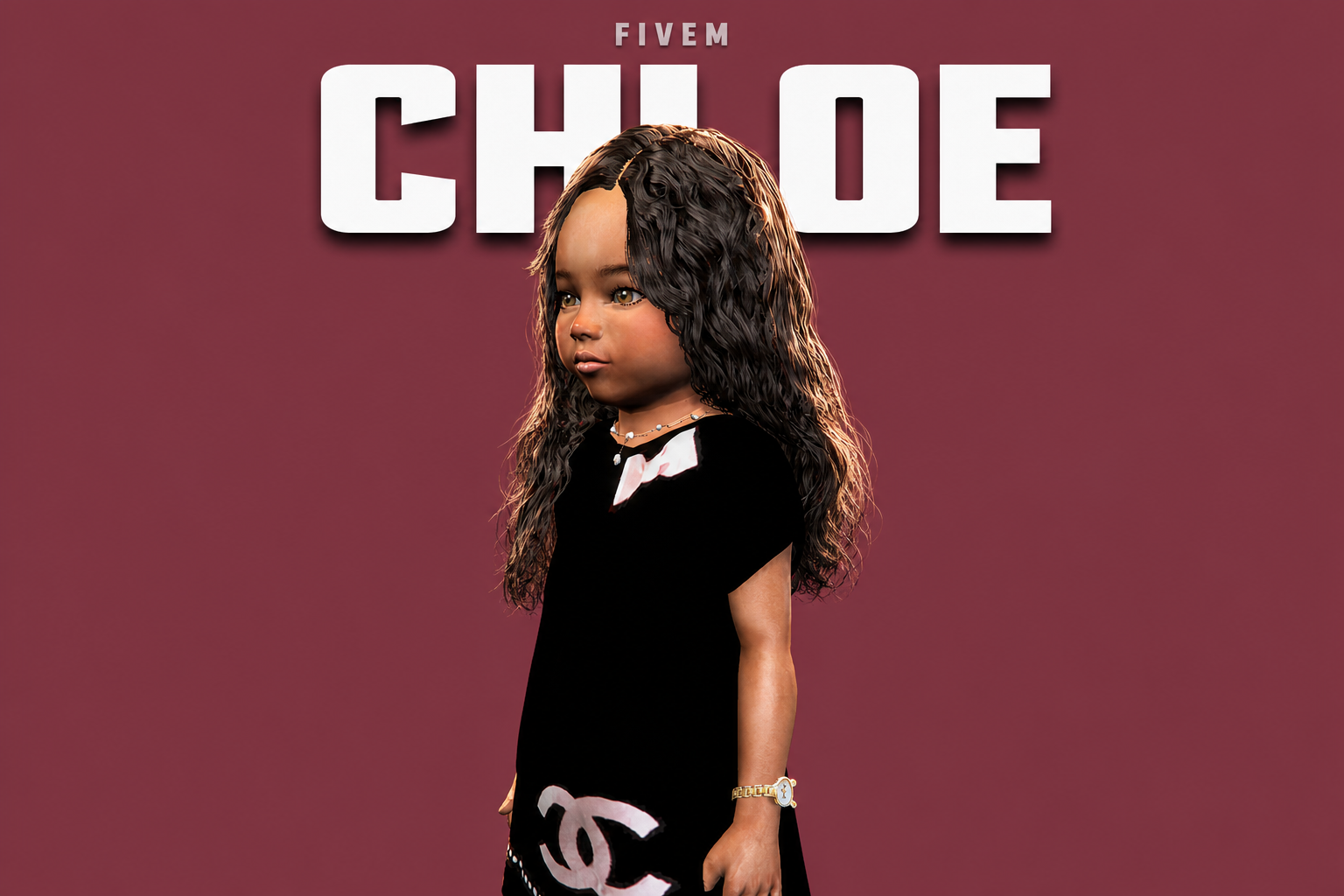 Chloe | Female Ped | Multiple Outfits | Optimized & Fivem Ready [Add-On]