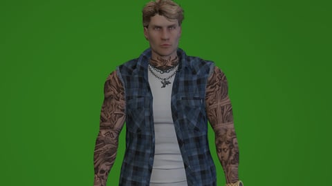 Richter | Male Ped | Multiple Outfits | Optimized & Fivem Ready [Add-On] — image 5