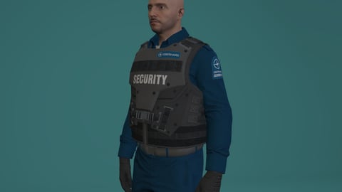 Prison Tattoartist | Male Ped | Multiple Outfits | Optimized & Fivem Ready [Add-On] — image 3