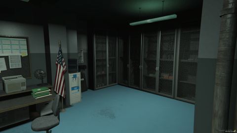 FIVEM Paleto Sheriff Department V2 | Realistic Sheriff Department MLO | Interior & Exterior | Offices | Jail Cells | Locker Room | Add-On | Optimized | Fivem Ready | High Quality — image 30