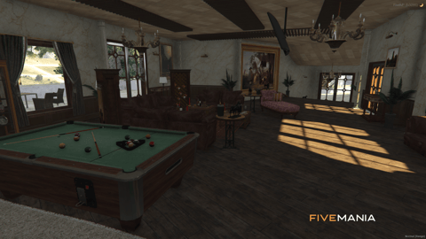 FIVEM Mafia Mansion | Luxury Criminal Estate MLO | Interior & Exterior | Custom Props | Secure Office | Optimized | Fivem Ready | High Quality | Add-On — image 11