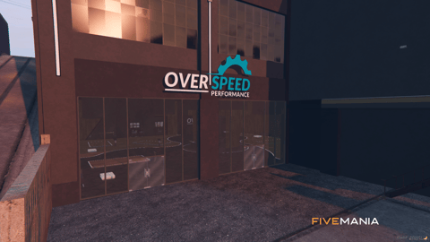 FIVEM Overspeed Mechanic Shop | Premium Mechanic Shop MLO | Interior & Exterior | Rooftop Helipads | Custom Office | Multiple Bays | Add-On | Optimized | Fivem Ready | High Quality — image 4