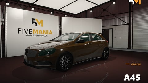 FIVEM A45 | Realistic Sports Hatchback [Unbadged] Add-On | Custom Tuning | Optimized | Fivem Ready | High Quality cover