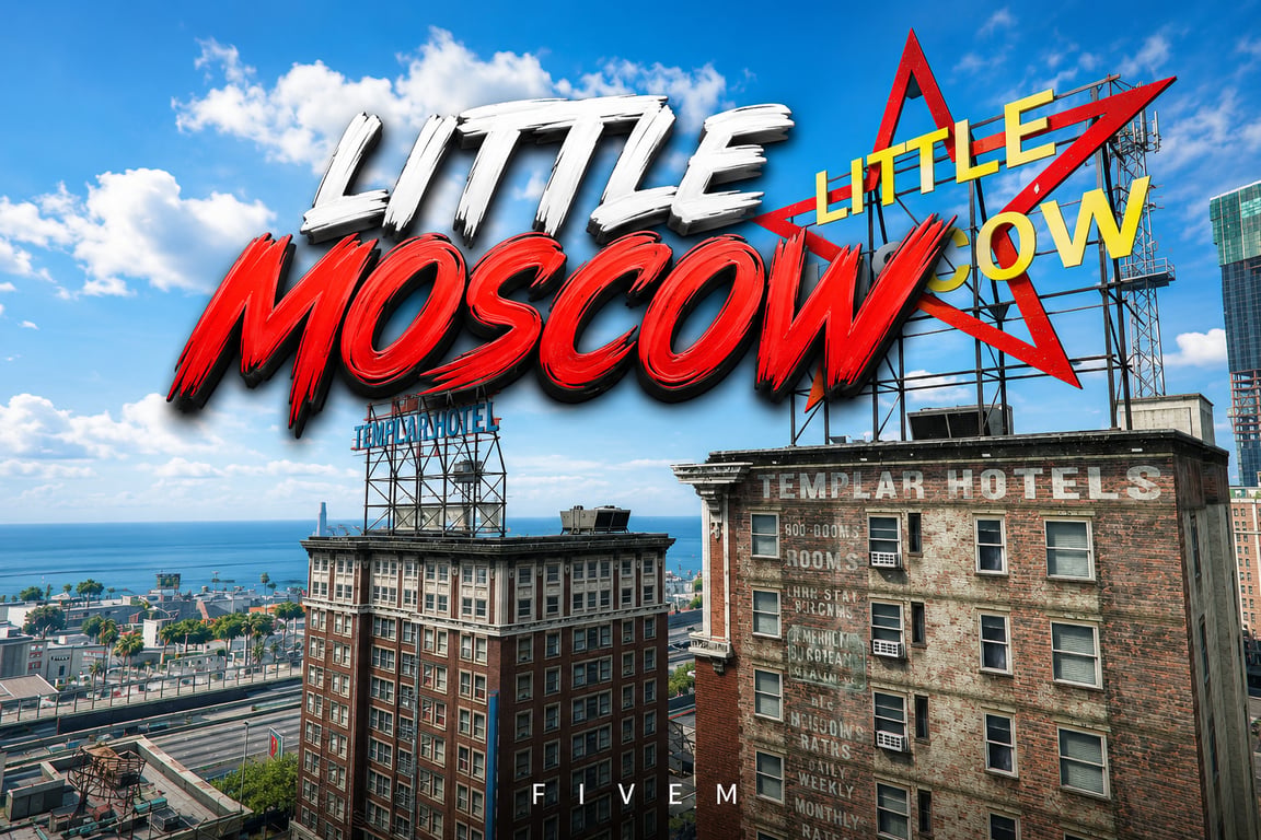 FIVEM Little Moscow | Fortified Map Edit MLO | Interior & Exterior | Custom Structures | Add-On | Optimized | Fivem Ready | High Quality