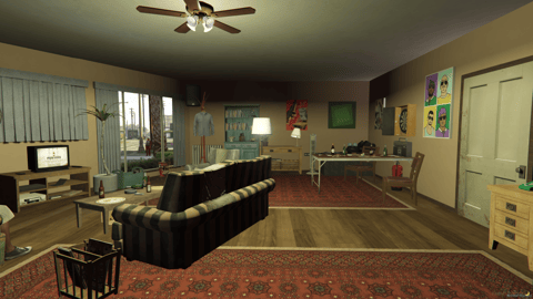 FIVEM Davis Gang Hideout | Multi-Level Apartment MLO | Interior & Exterior | Workshop & Armory | Custom Graffiti | Add-On | Optimized | Fivem Ready | High Quality — image 20
