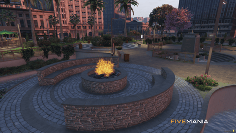 FIVEM Legion V4 | Multi-Purpose City Square MLO | Wedding Venue | Outdoor Amphitheater | Landscaping | Add-On | Optimized | Fivem Ready | High Quality — image 18