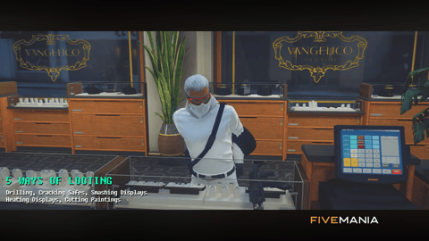 FIVEM Vangelico Heist v2 | Advanced Jewelry Store Robbery Script | Multi-Map Support | 5 Looting Methods | Add-On | Optimized | Fivem Ready | High Quality, image 12