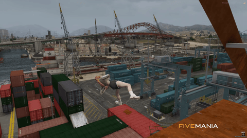 FIVEM Rooftop Rush Parkour | Dynamic Parkour Map | Challenging Routes | Rooftop & Container Courses | Add-On | Optimized | Fivem Ready | High Quality, image 5