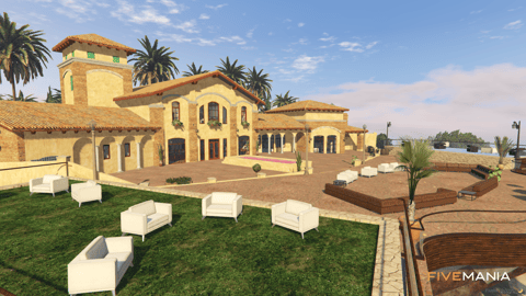 FIVEM Guru House | Luxury Estate MLO | Interior & Exterior | Bar & Dining Area | Custom Grounds | Add-On | Optimized | Fivem Ready | High Quality — image 8
