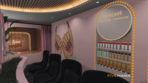 FIVEM Nail Shop | Modern Nail & Hair Salon MLO | Interior & Exterior | Spa Services | Hair Styling Stations | Add-On | Optimized | Fivem Ready | High Quality — image 16