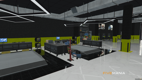 FIVEM Evo Motors | Luxury Dealership & Mechanic MLO | Interior & Exterior | Office & Restaurant | Helipads | Add-On | Optimized | Fivem Ready | High Quality — image 9