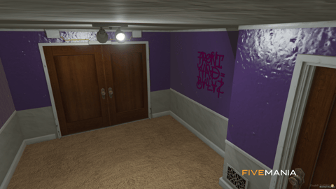 FIVEM Ballas Gang Hideout | Custom Gang Hideout MLO | Interior & Exterior | Custom Props | Add-On | Optimized | Fivem Ready | High Quality — image 6