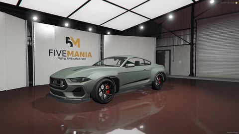 FIVEM Ford Mustang GT | Realistic Sports Car [Badged] Add-On | Working Lights | Custom Wheels | Tuning Parts | Add-On | Optimized | Fivem Ready | High Quality, image 3