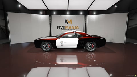 FIVEM Dodge Challenger | Lore Friendly Police Muscle Car Add-On | Working Emergency Lights | Custom Liveries | HQ Interior | Optimized | Fivem Ready | High Quality, image 7