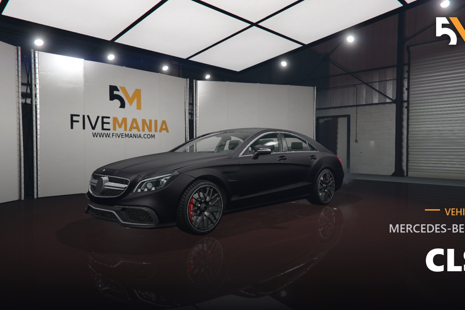 FIVEM Mercedes-Benz CLS | Realistic Luxury Sedan [Badged] Add-On | Interior & Exterior | Working Lights | Optimized | Fivem Ready | High Quality