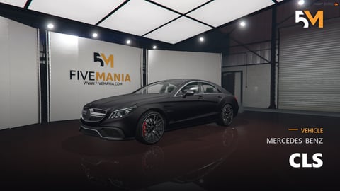 FIVEM Mercedes-Benz CLS | Realistic Luxury Sedan [Badged] Add-On | Interior & Exterior | Working Lights | Optimized | Fivem Ready | High Quality cover