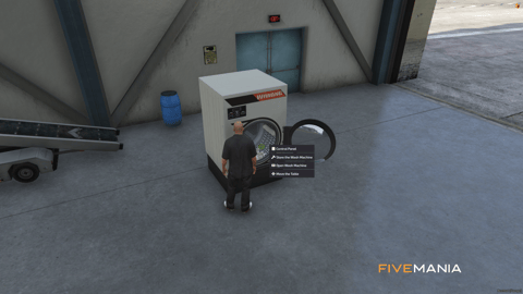 FIVEM Money Washing | Money Laundering Script | Interactive Washing Machine | Custom UI | Add-On | Optimized | Fivem Ready | High Quality, image 4