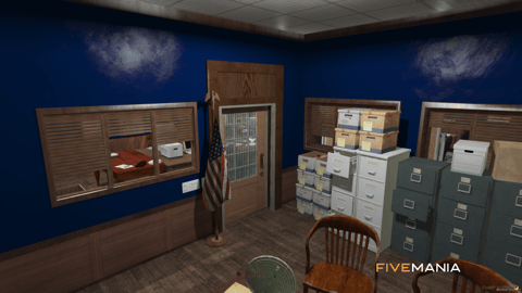 FIVEM Davis Pd V2 | Detailed Police Department MLO | Interior & Exterior | Multiple Rooms | Add-On | Optimized | Fivem Ready | High Quality — image 14