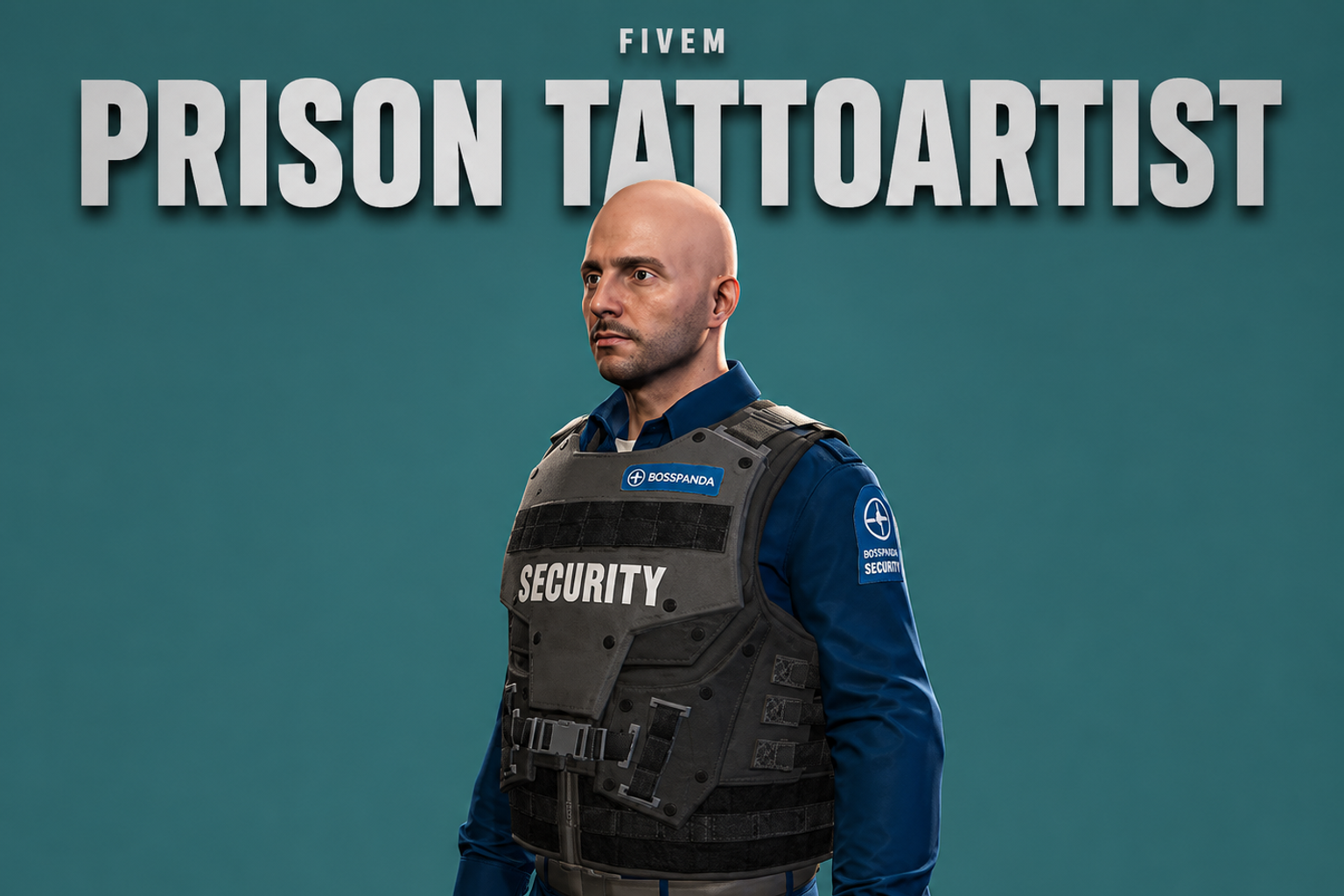 Prison Tattoartist | Male Ped | Multiple Outfits | Optimized & Fivem Ready [Add-On]